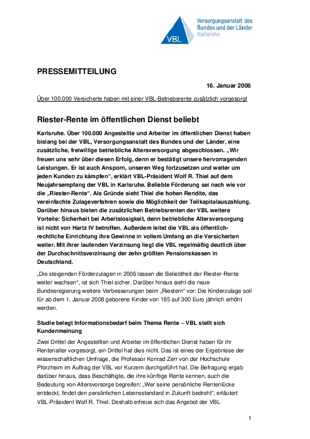 Pressemitteilung