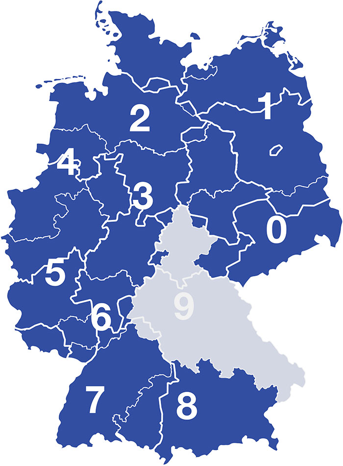 Bild: Deutschlandkarte